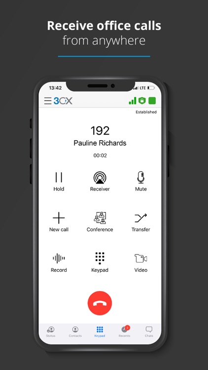 App for 3CX Comms System