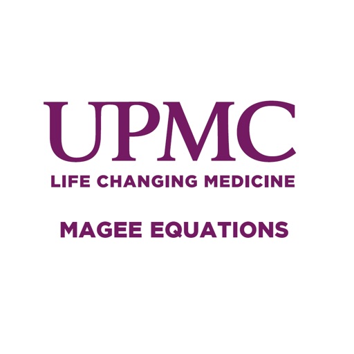 UPMC Magee Equations