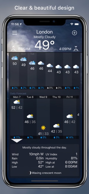 MWeather - Weather Forecast(圖3)-速報App