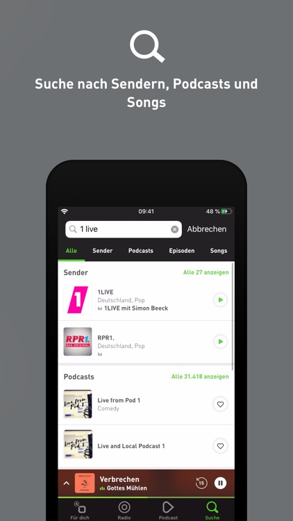 radio.de - Radio und Podcast screenshot-5