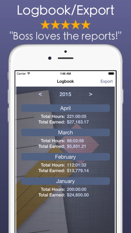 Timesheet Work & Hours Tracker