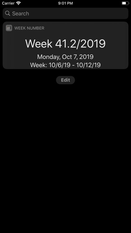 Week Number Pro