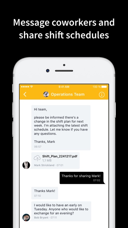 Snack Chat - Employee App
