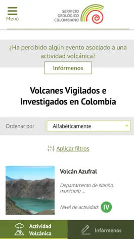 Game screenshot Volcanes de Colombia apk