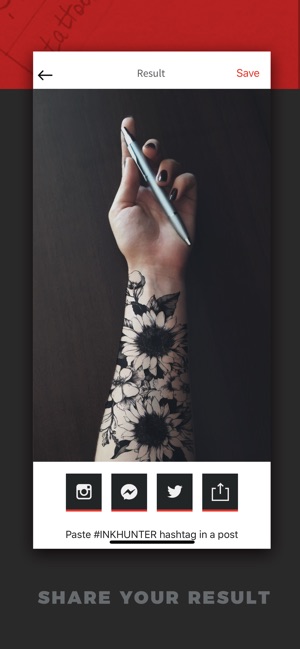 Inkhunter Try Tattoo Designs On The App Store