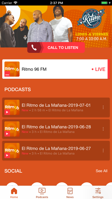 Ritmo 96 FM screenshot 2
