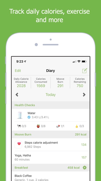 MooveFit Calorie & Diet Diary screenshot-4
