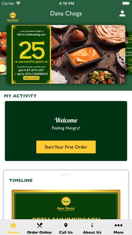 Dana Choga Order Online