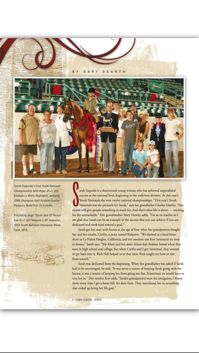 Arabian Horse World Magazine screenshot 4