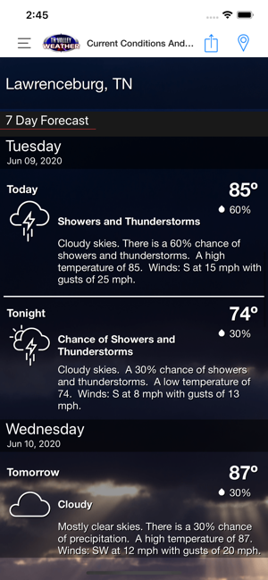 Tennessee Valley Weather(圖5)-速報App