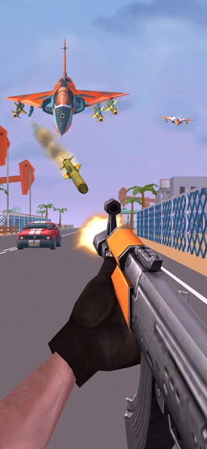 Shooting Escape Road-Gun Games