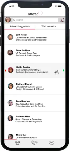 Game screenshot Bthere2: Business match & meet apk