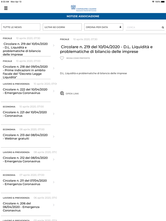 Screenshot #6 pour Confindustria Canavese