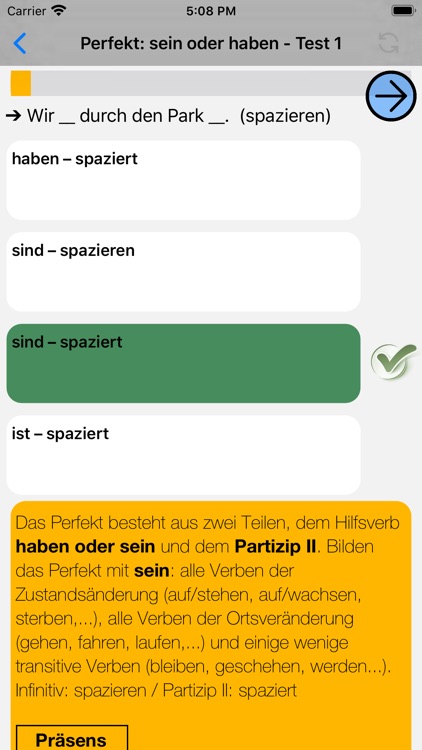 Deutsch Grammatik Test Pro By Compos Apps Sl