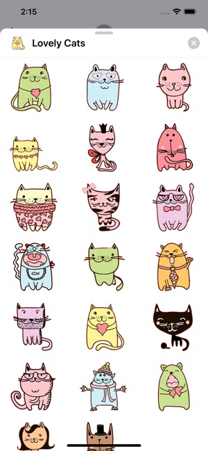 Lovely Cats Sticker Pack