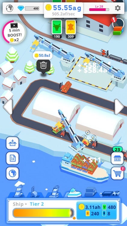 Idle Port - Sea game screenshot-3