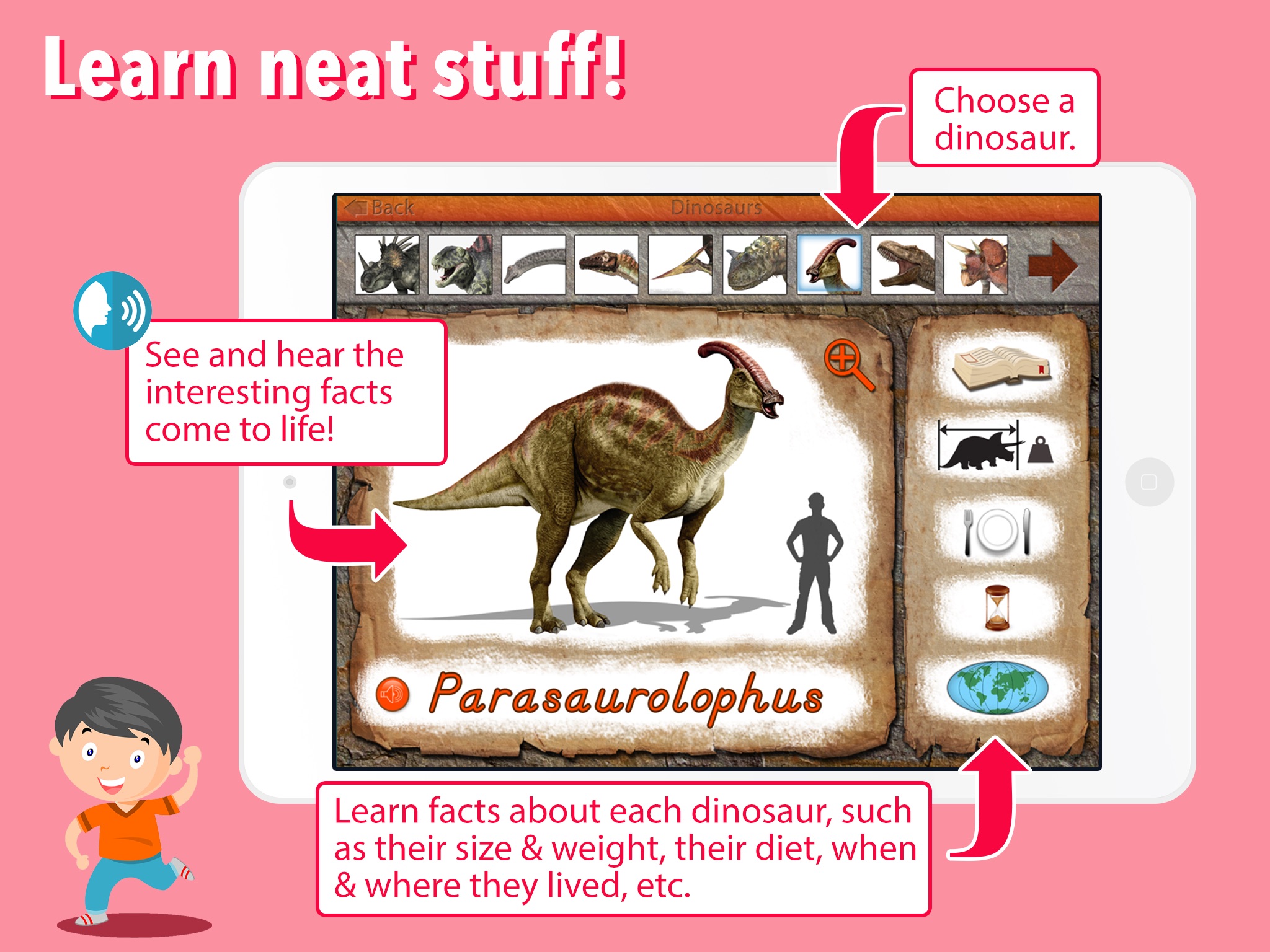 Let's Learn About Dinosaurs! screenshot 2