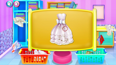 Olivias washing laundry game screenshot 3