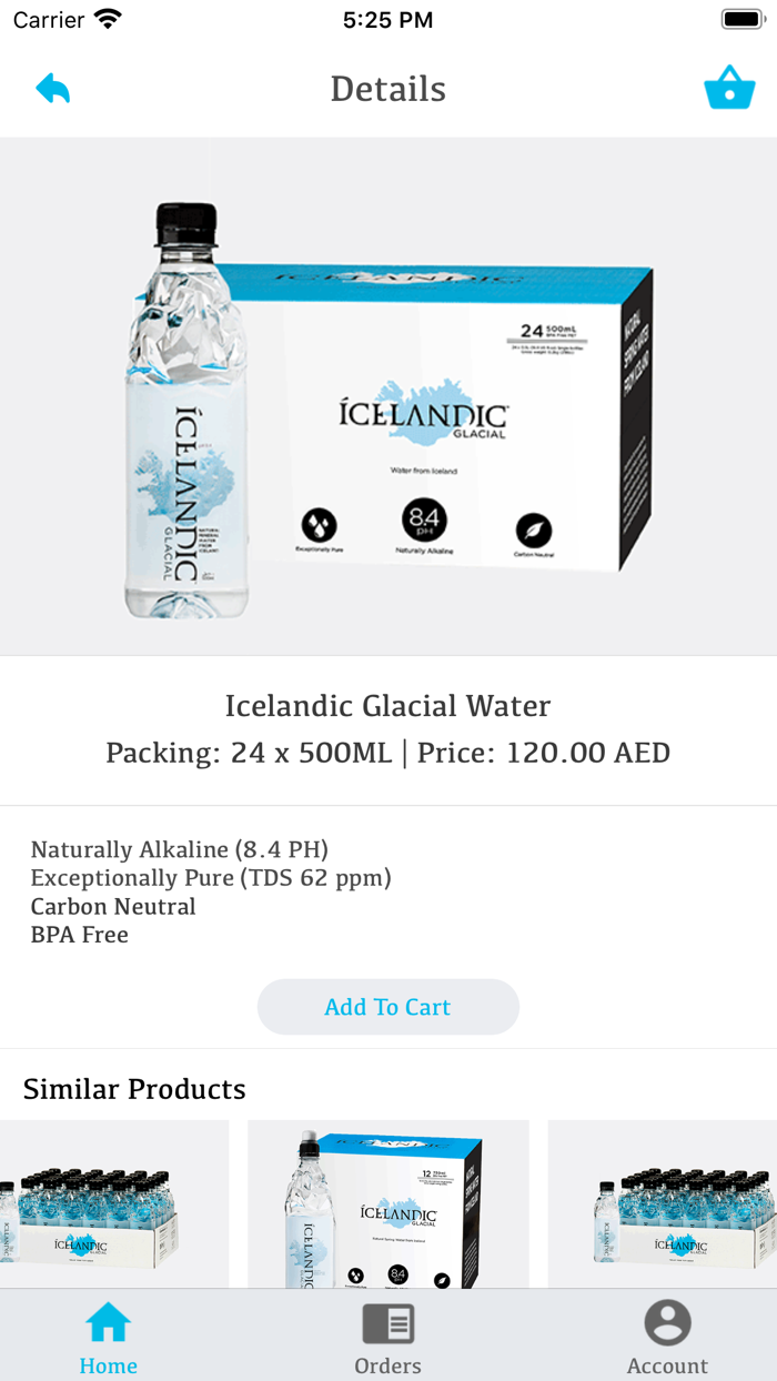 Icelandic Glacial Water