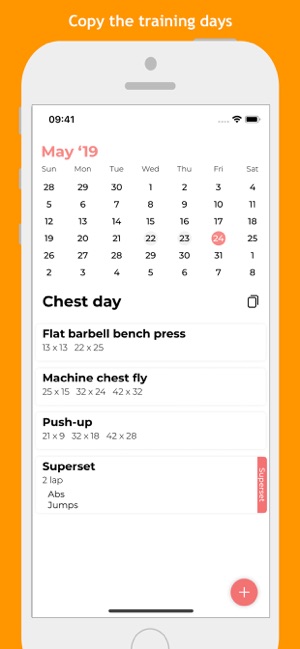 Fitum - gym tracker calendar