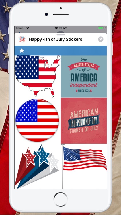 Happy 4th of July Stickers ! screenshot-8