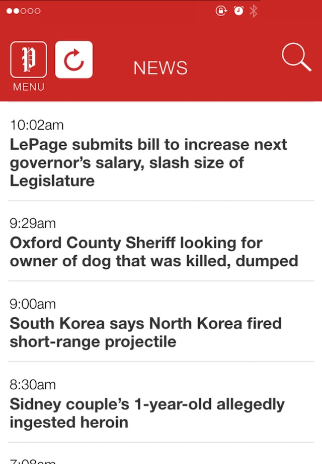 Press Herald Headlines screenshot 2
