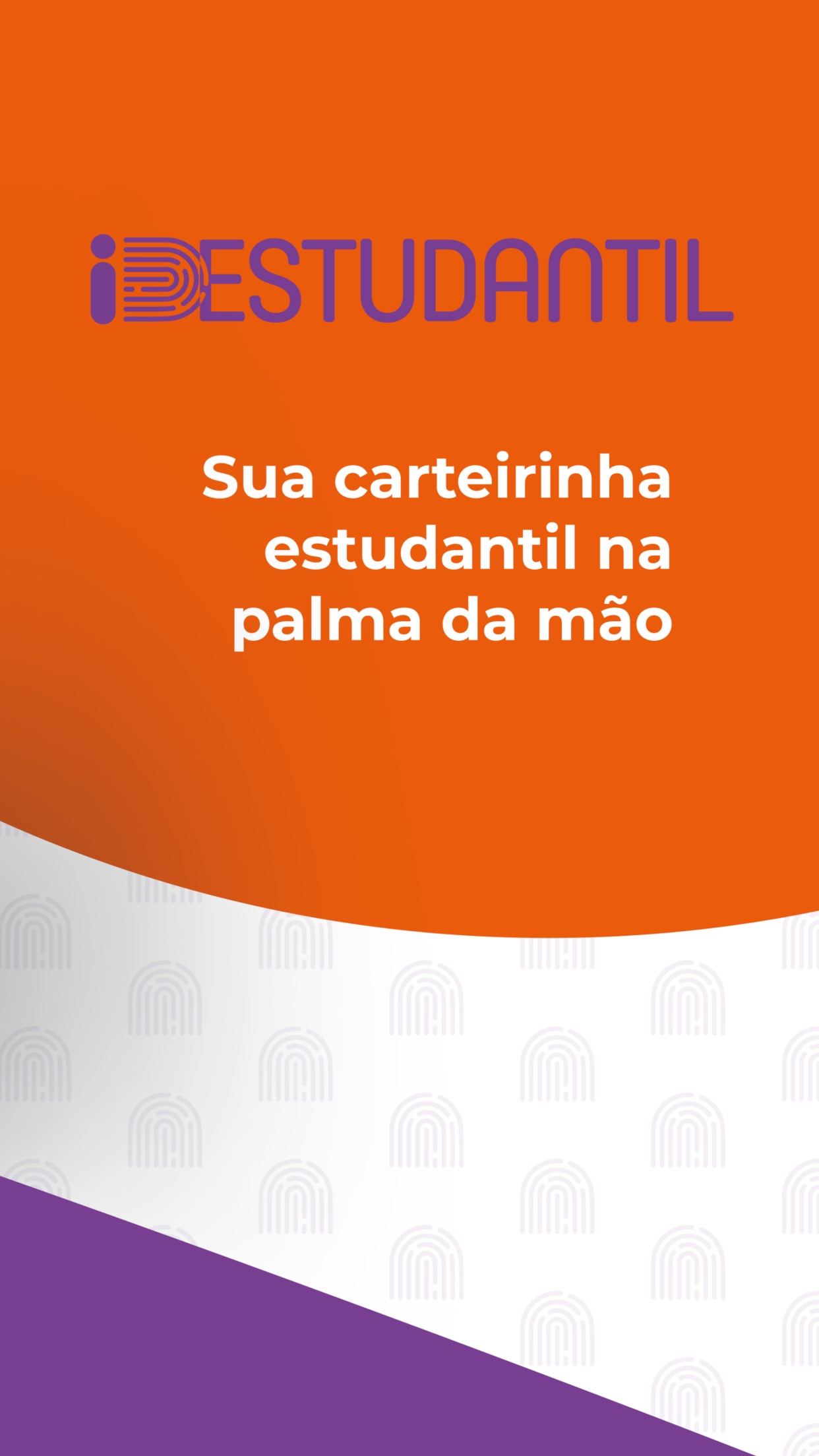 Screenshot do app ID Estudantil