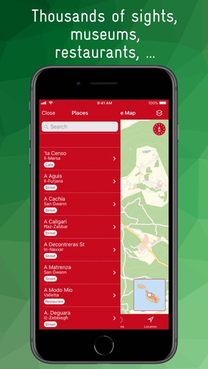 Malta & Gozo Offline Map