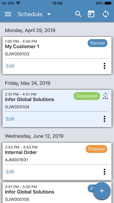 Infor LN Mobile Service screenshot 3