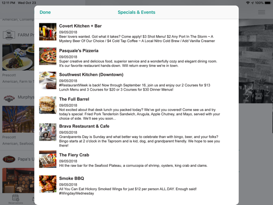 Screenshot #6 pour Prescott Dining