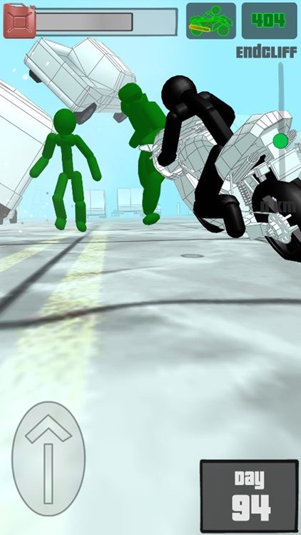 Stickman Zombie: Bike Racing screenshot-8