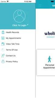 wholistic care clinic iphone screenshot 1