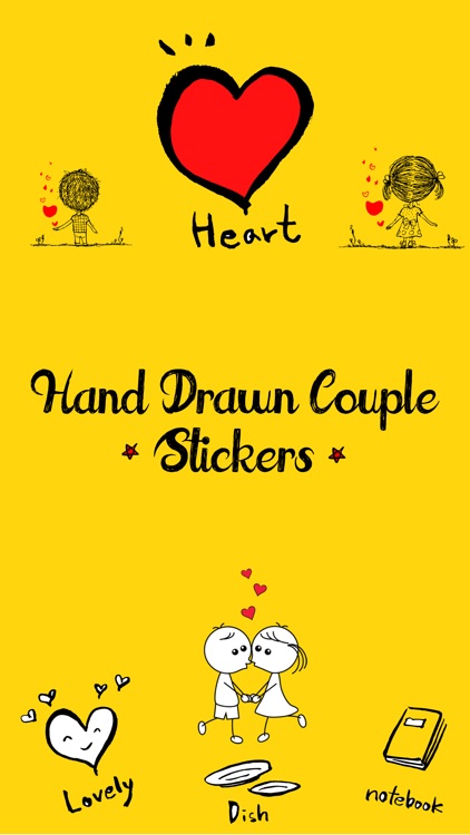 Animated Couple Love Stickers