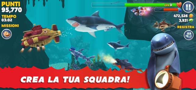 SCARICA GIOCO HUNGRY SHARK