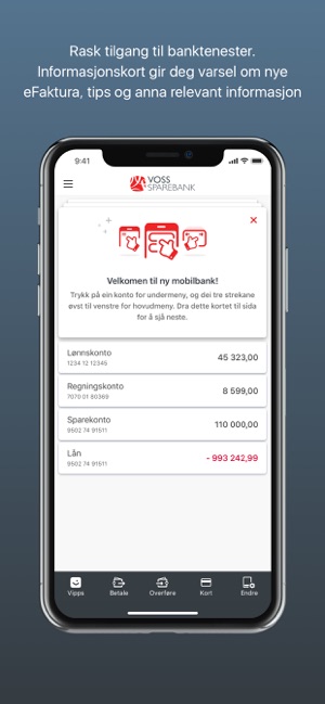 Voss Sparebank Mobilbank(圖2)-速報App