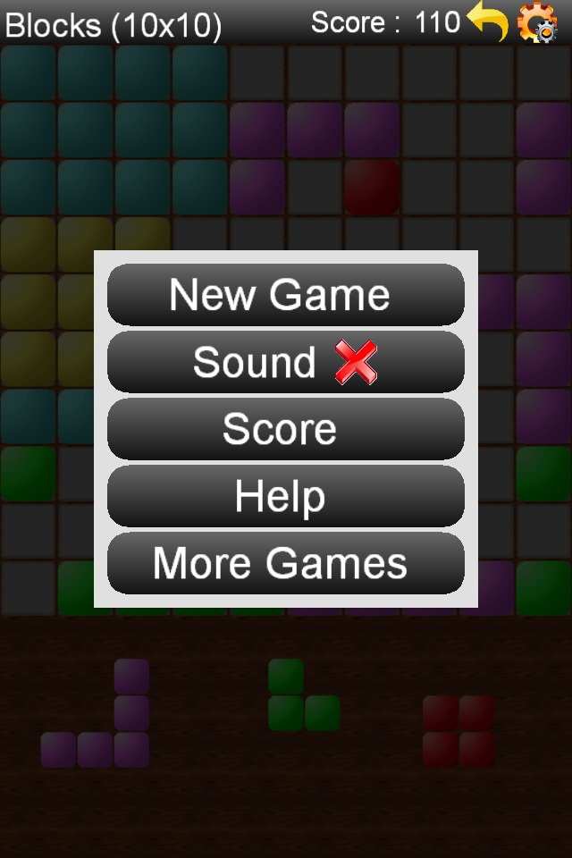 Blocks Puzzle -- Lite screenshot 2