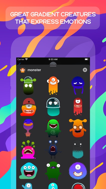 Monsters Stickers Pack