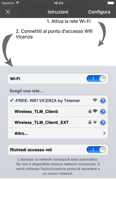 Vicenza WiFi screenshot 3