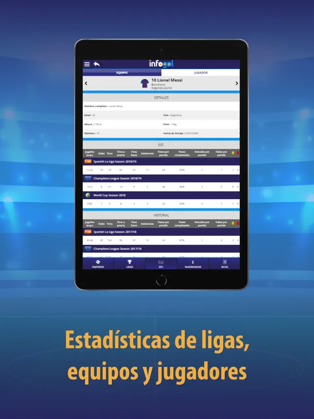 Captura de Pantalla 3 Infogol – Goles esperados iphone