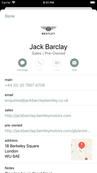 Bentley Dealer Locator screenshot 3