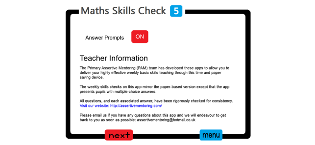 PAM Maths Skills Check 5(圖8)-速報App