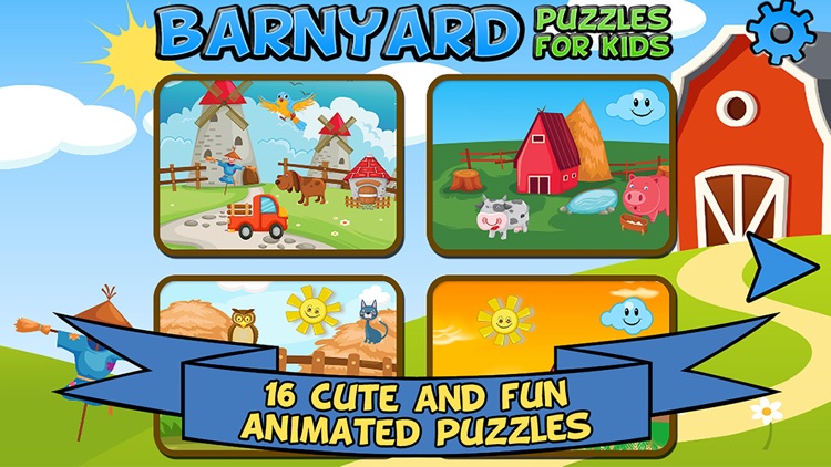 Barnyard Puzzles For Kids