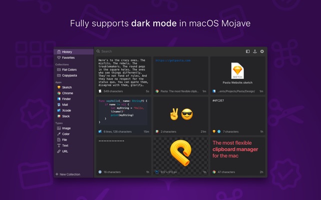 Pasta On The Mac App Store