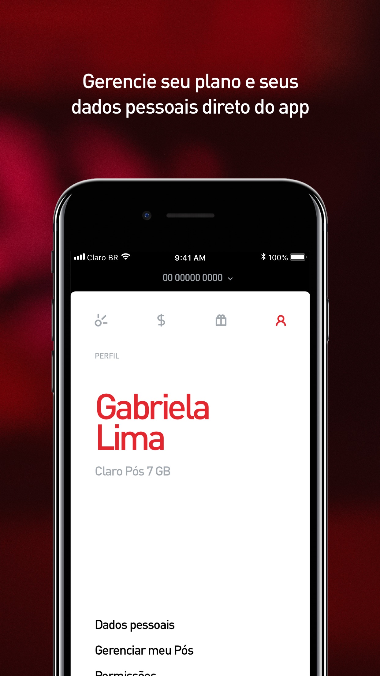 Screenshot do app Novo Minha Claro móvel