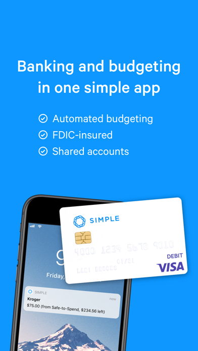Simple - Better Banking screenshot