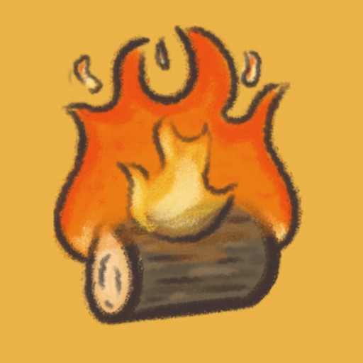 Super Burning Wood Icon