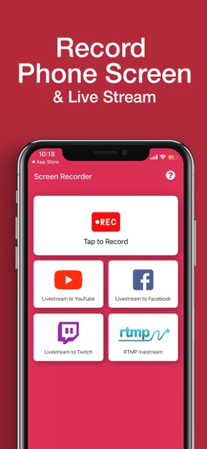 Screen Recorder Z Livestream On The App Store