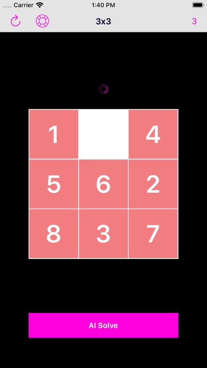 Slide this puzzle with AI