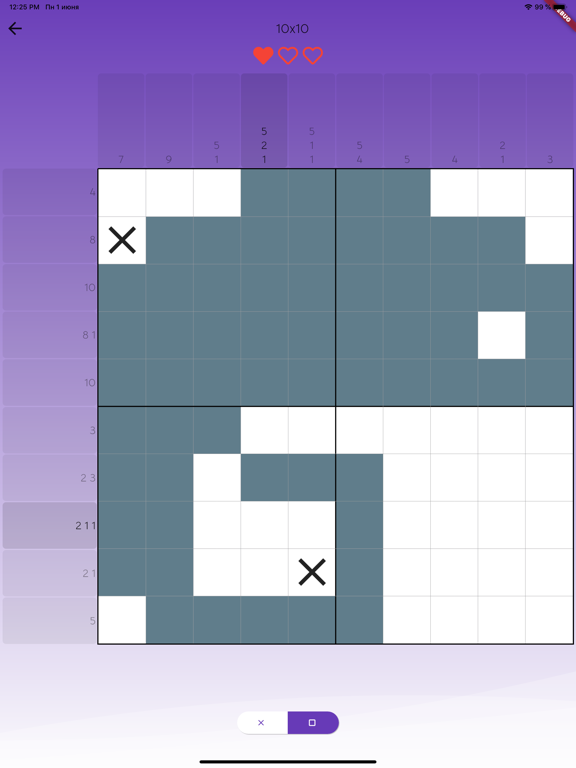Screenshot #4 pour Nonograms: японские кроссворды