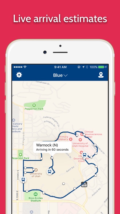 University of Utah Shuttle Map